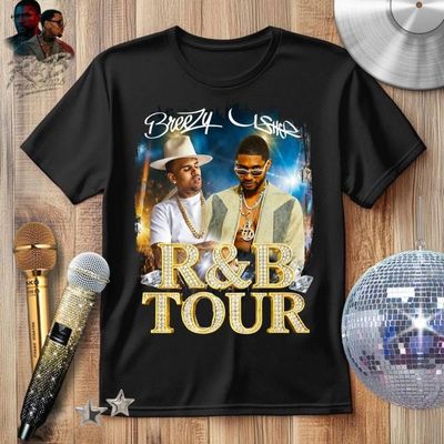 Breezy and Usher Tour T-Shirts