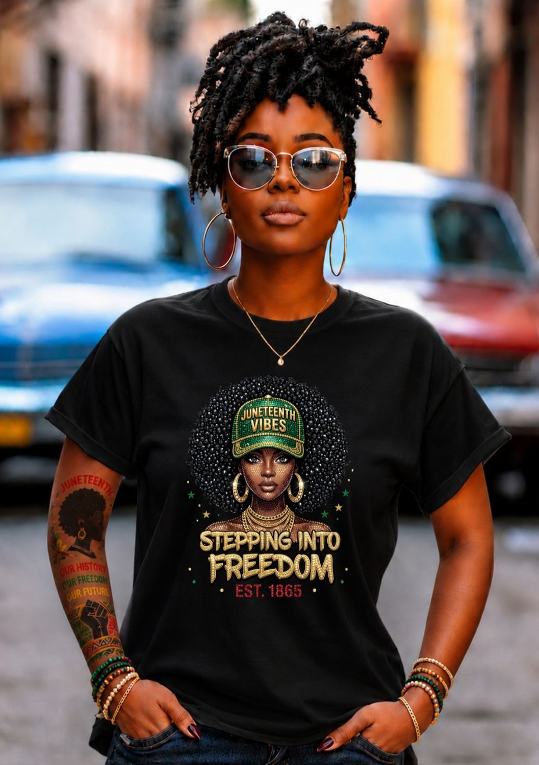 Juneteenth  Volume 3 Rhinestone Effect T-Shirts