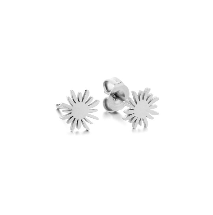Sun Stud Silver