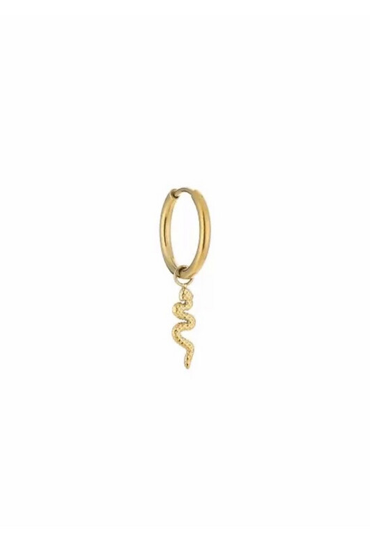 Snake Hoop Gold