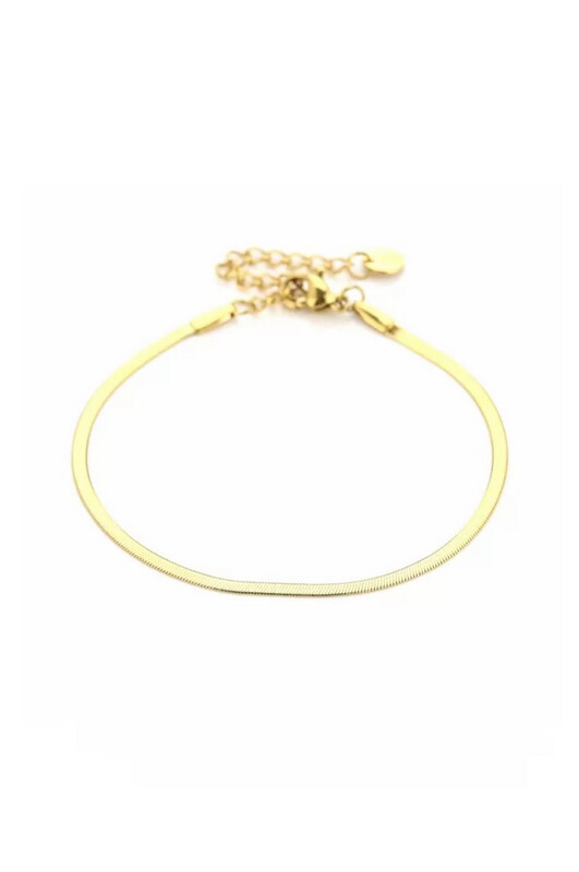 Snake Bracelet Gold 2 mm