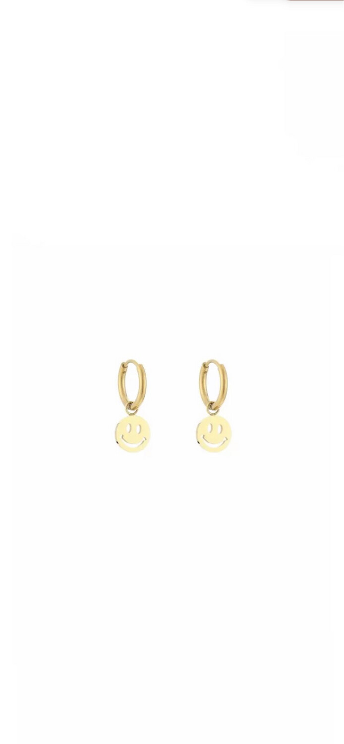 Smiley Earring Gold