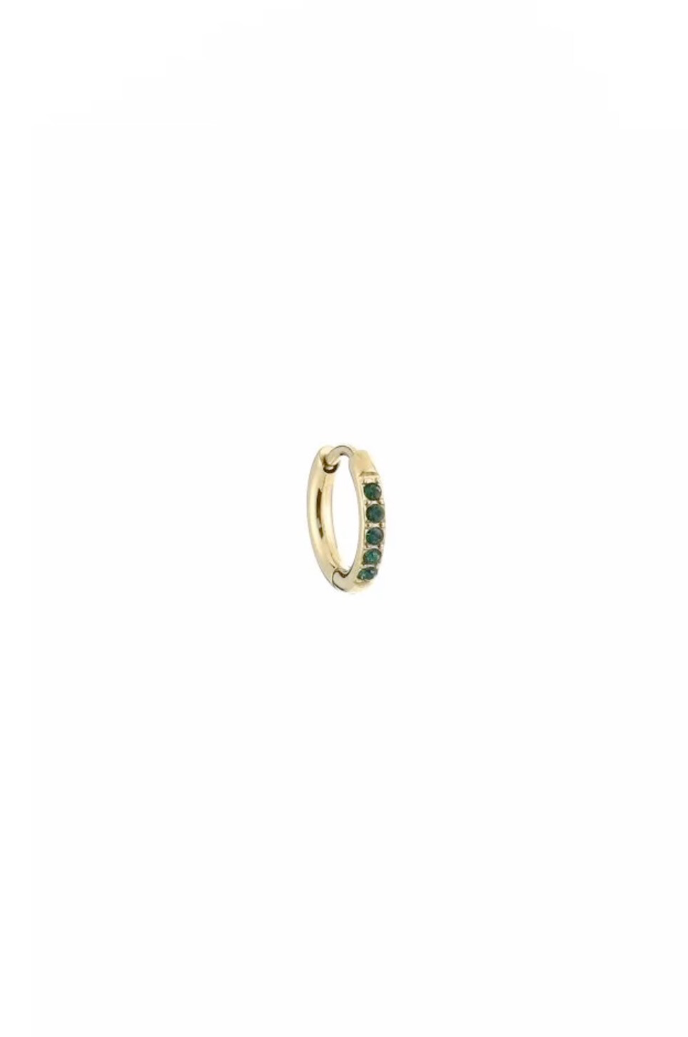 Basic Hoop Green Gold 10 mm