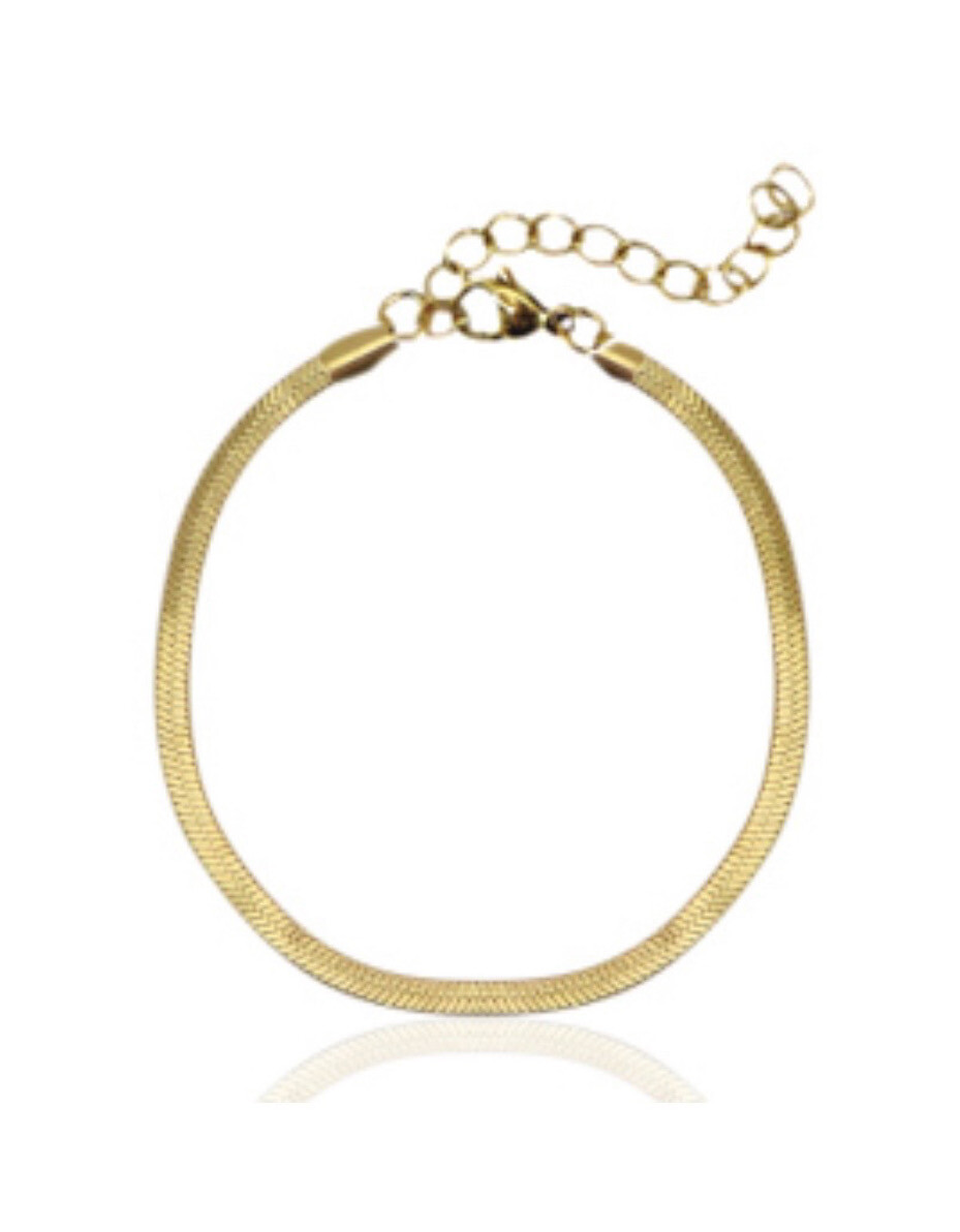 Snake Bracelet Gold 3 mm