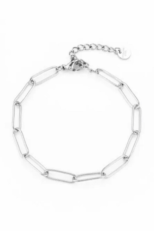 Poppy Chain Bracelet Silver