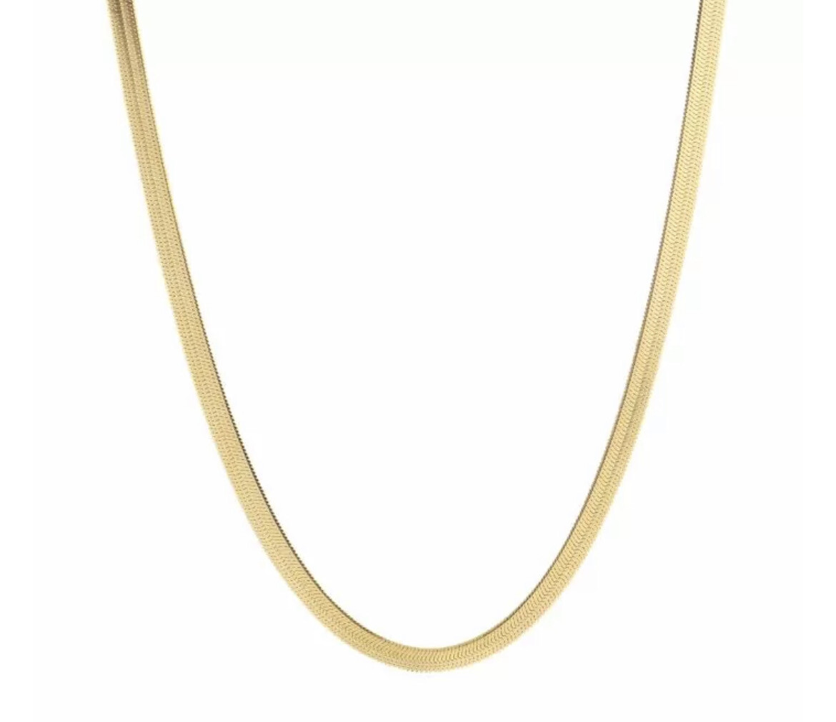 Snake 6 mm - 50 cm Gold