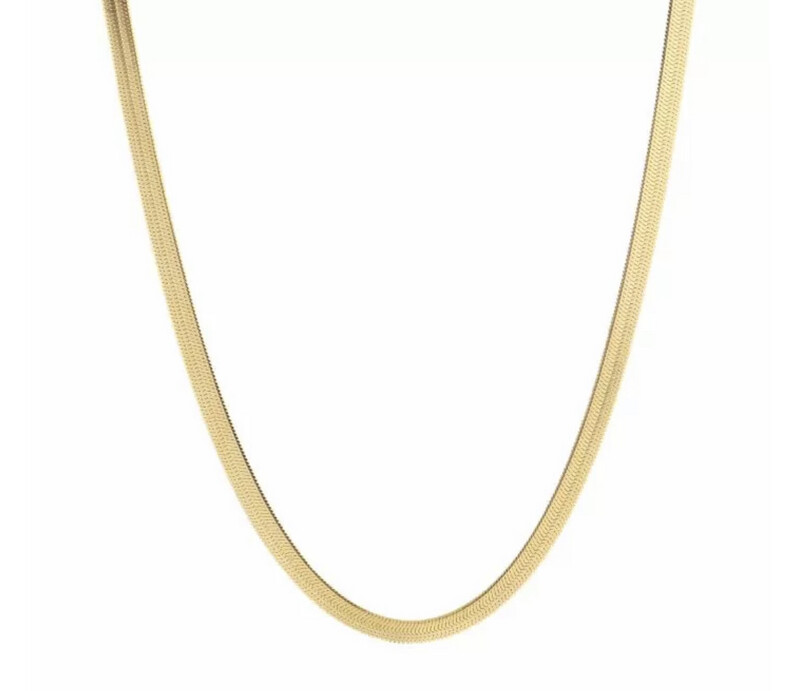 Snake 6 mm - 50 cm Gold