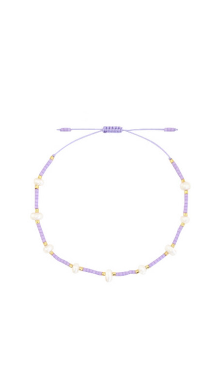 Purple Anklet