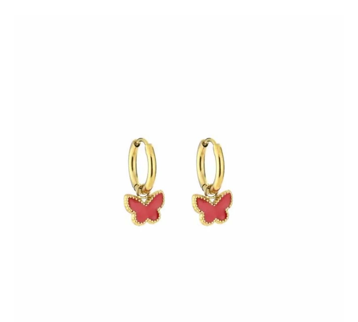 Red Butterfly earring