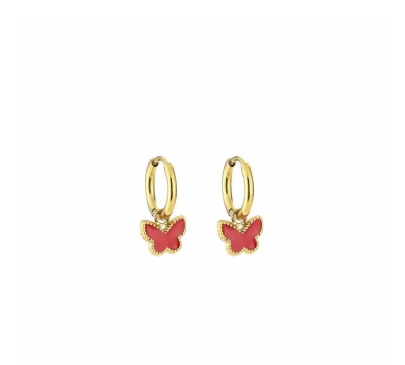 Red Butterfly earring