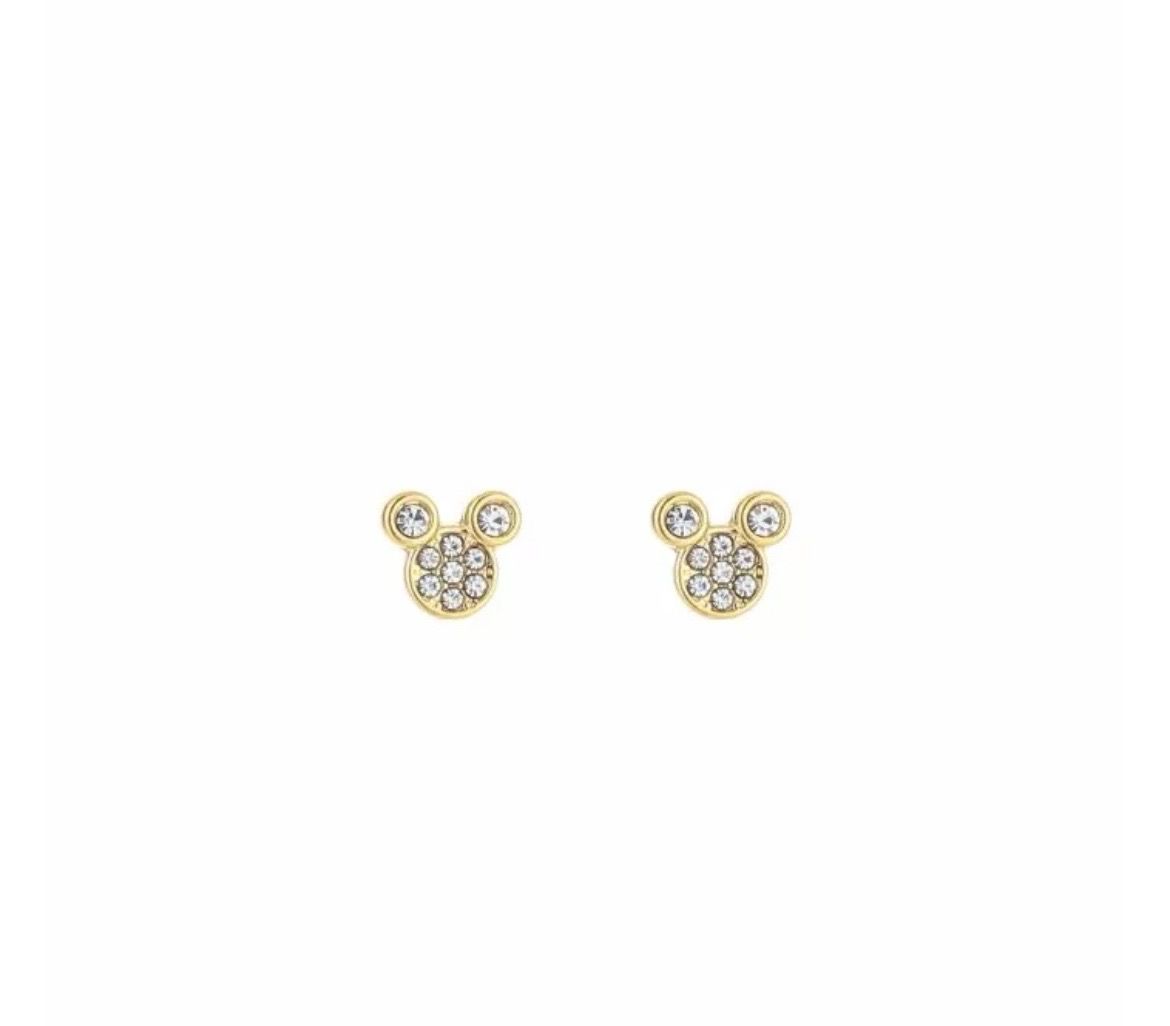 Shiny Mickey studs