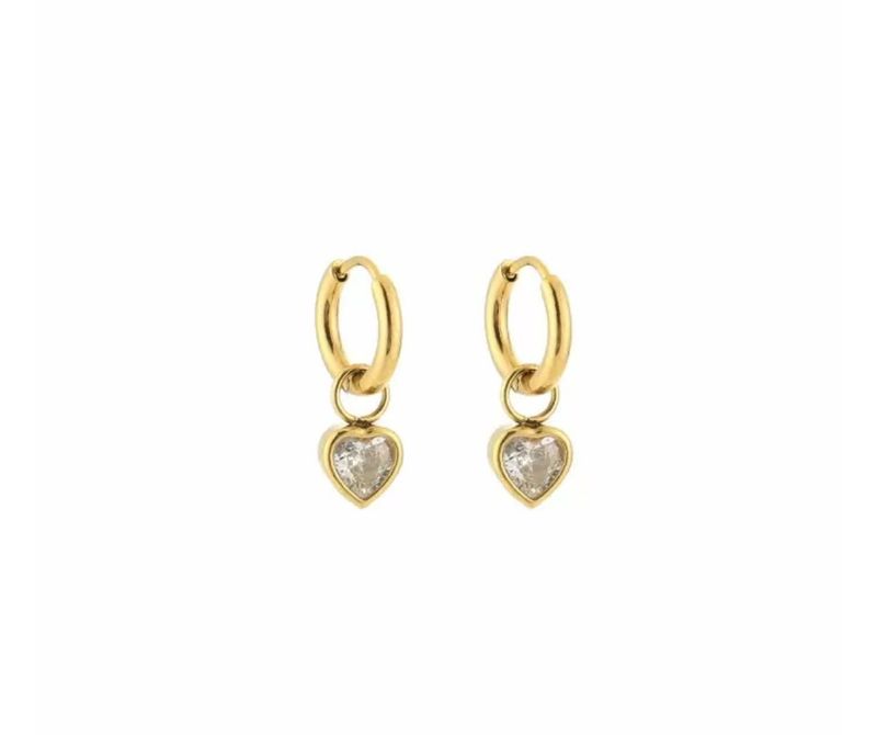Heart hoops White gold