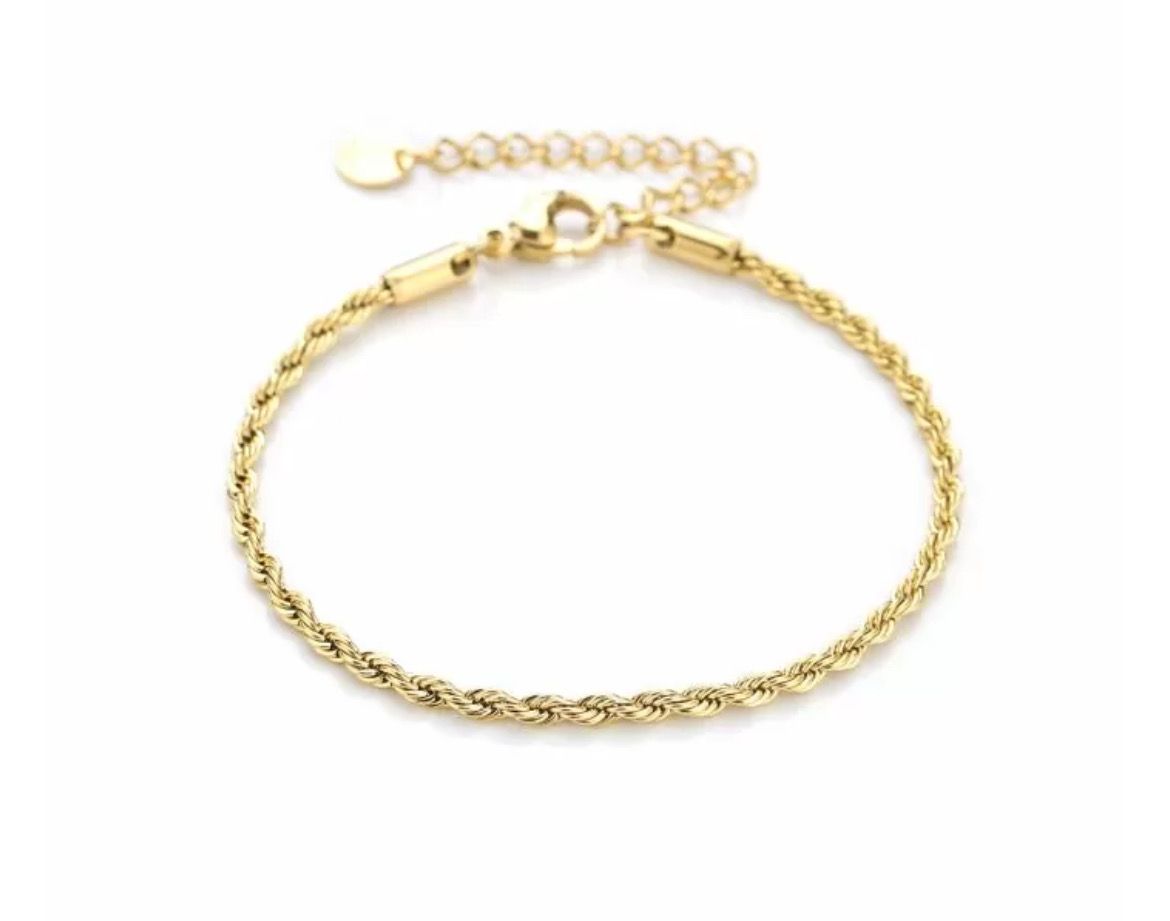 Gedraaide armband 3 mm
