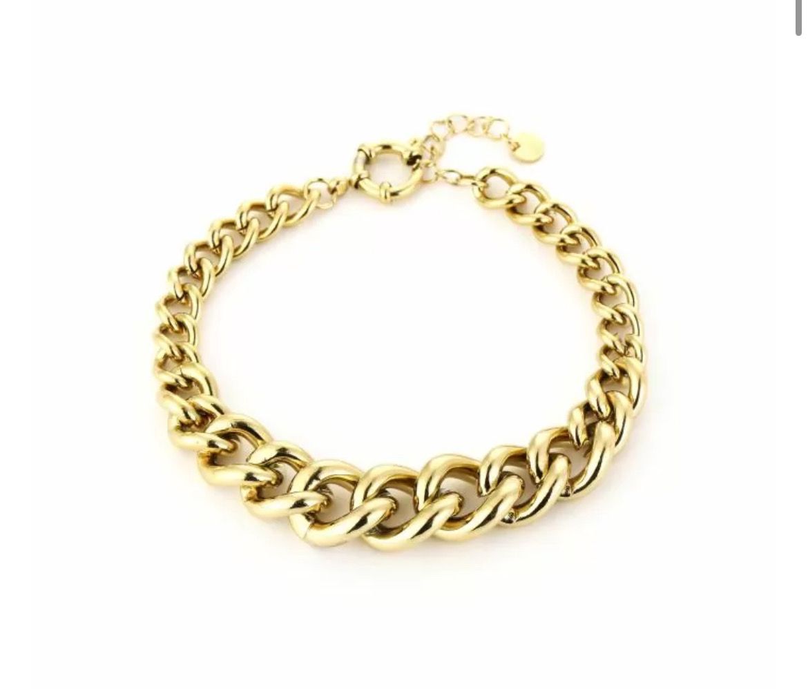 Grove schakelarmband