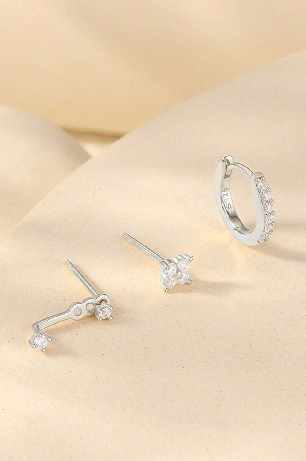 Set van 3 Silver