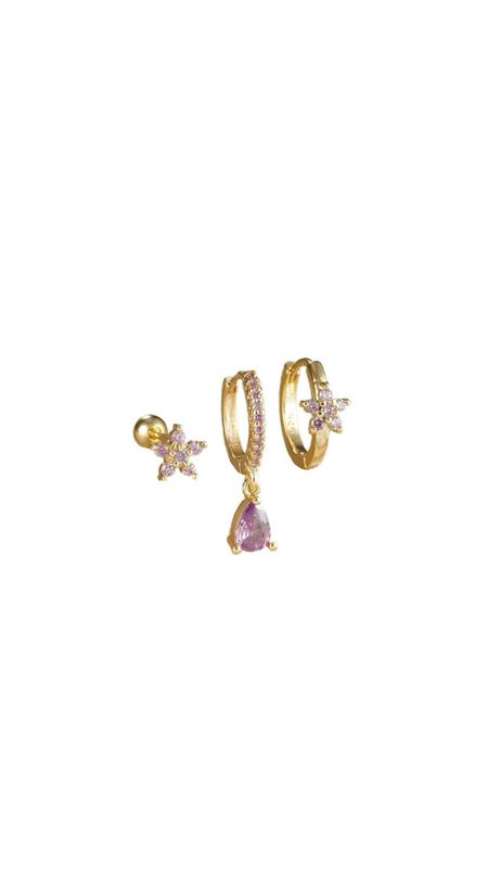 Set van 3 Lila
