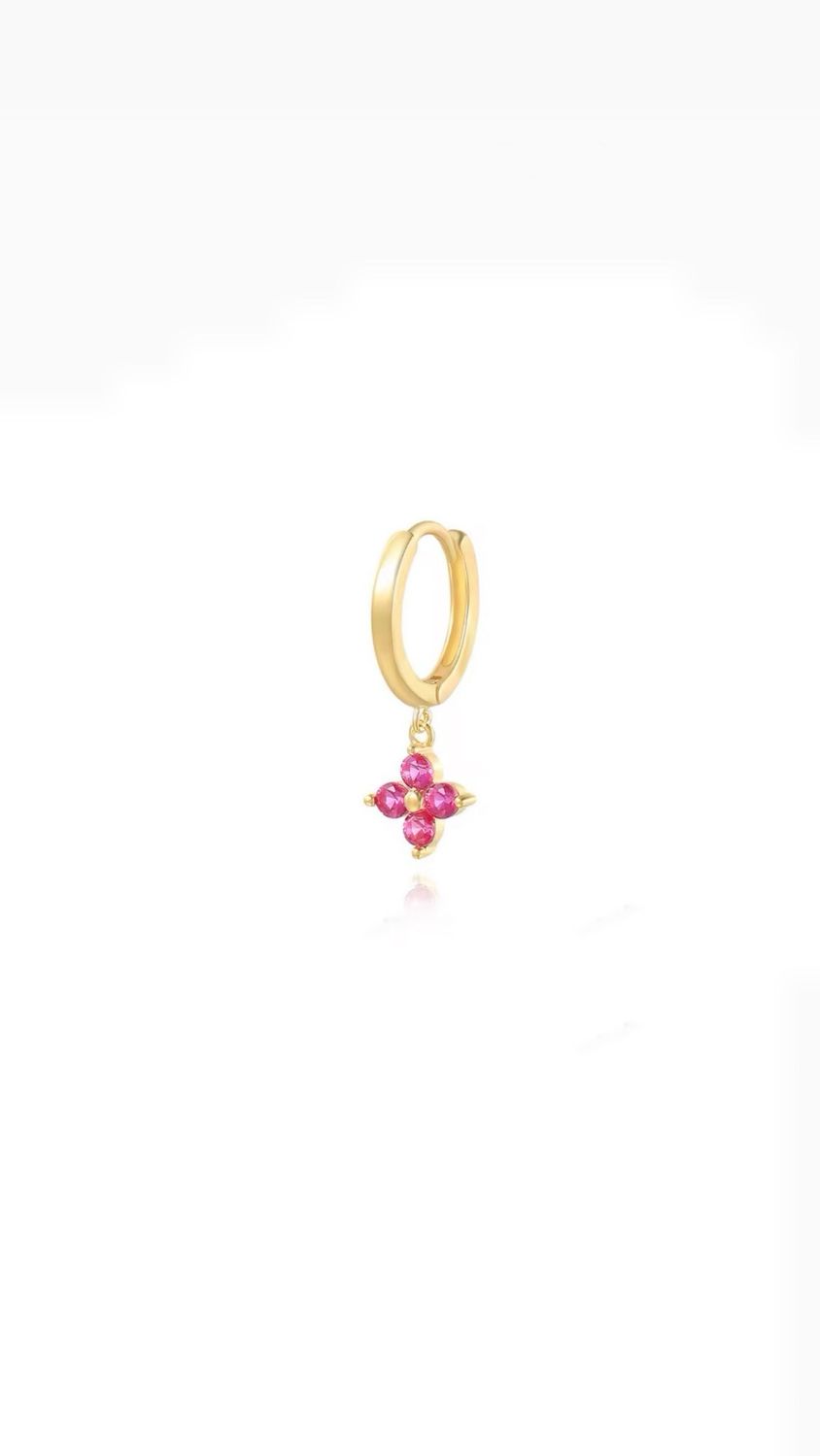 Flower hoop fuchsia
