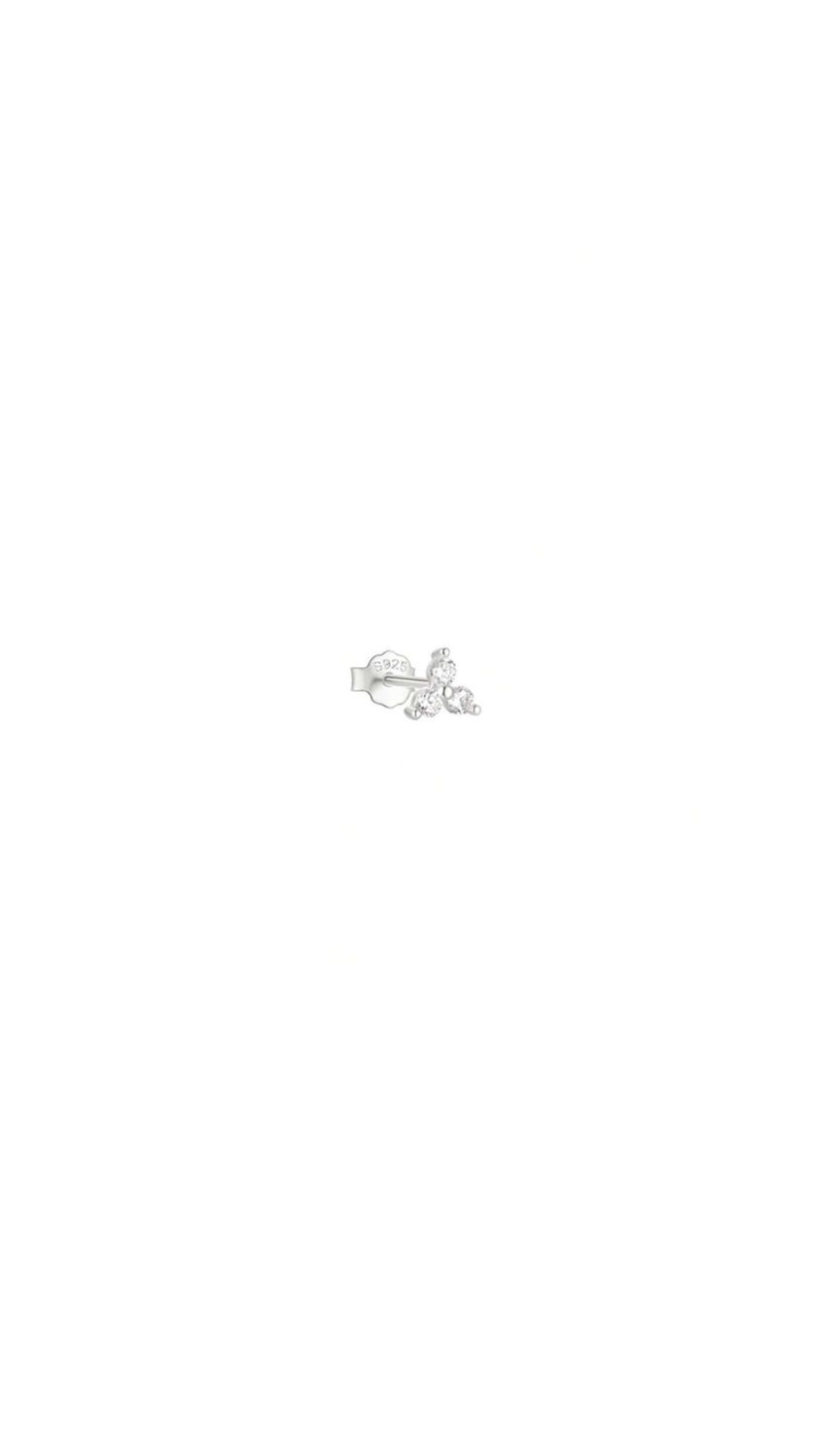 Flower stud Silver