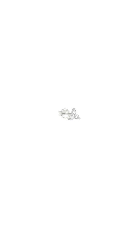 Flower stud Silver