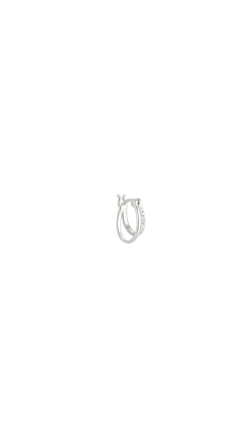 Dubbel hoop Silver