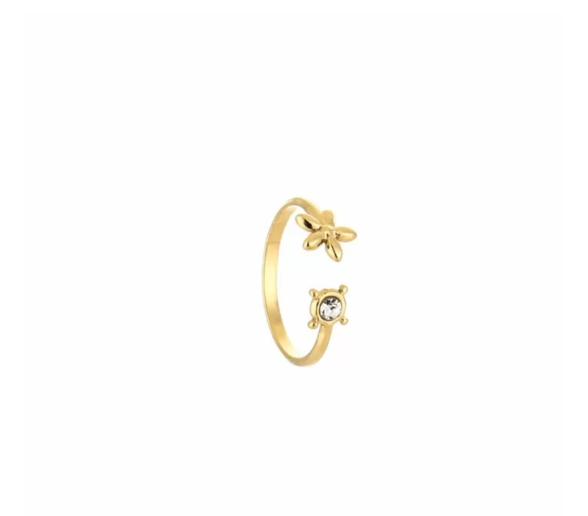 Mini flower ring one size