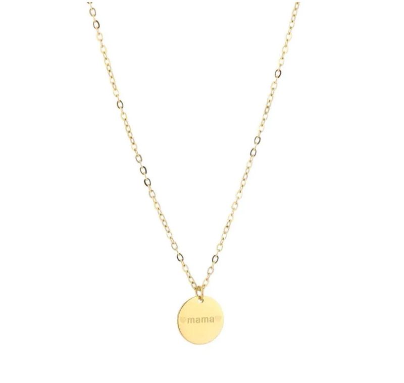 MAMA Necklace gold