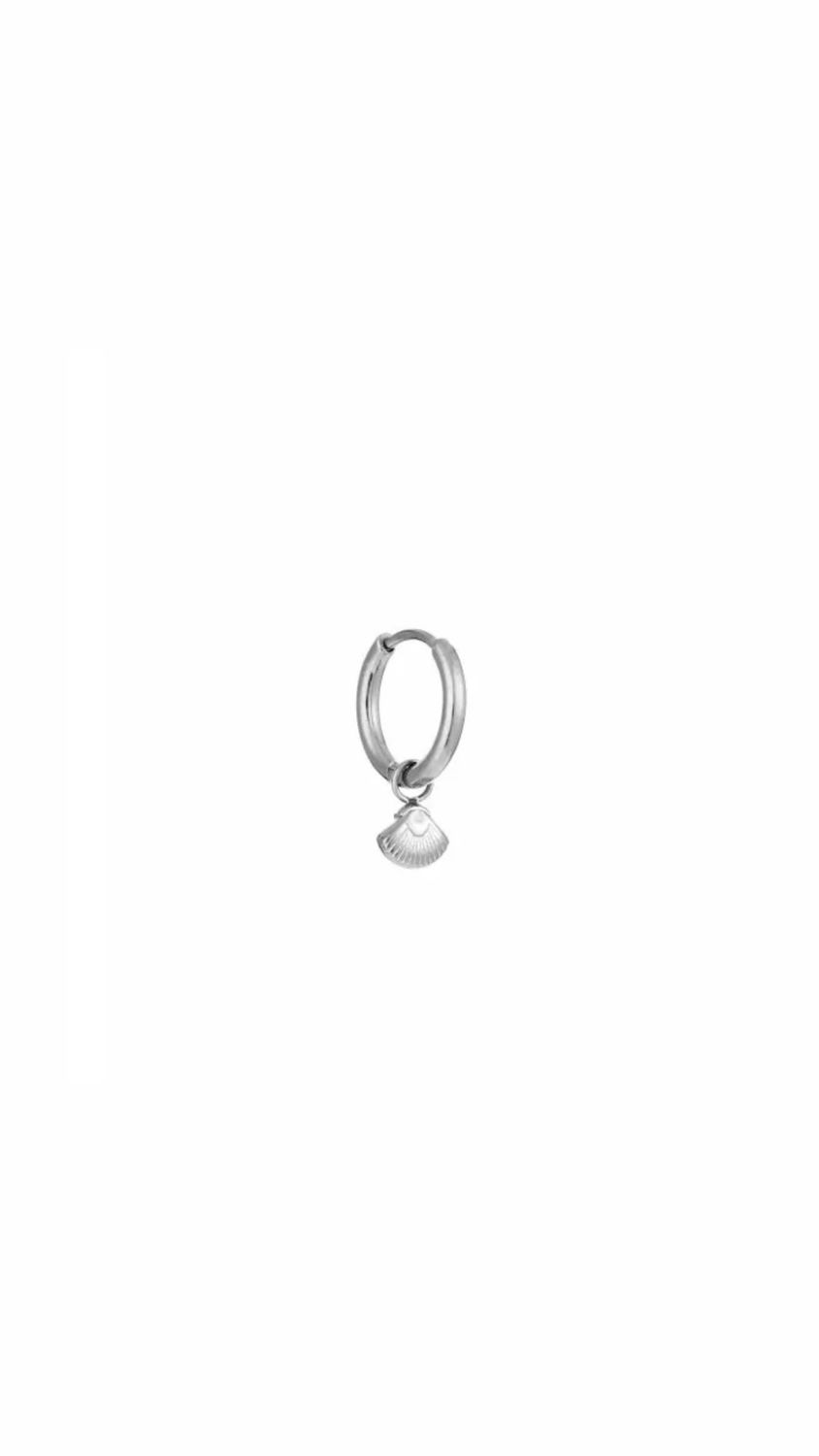 Shell hoop Silver