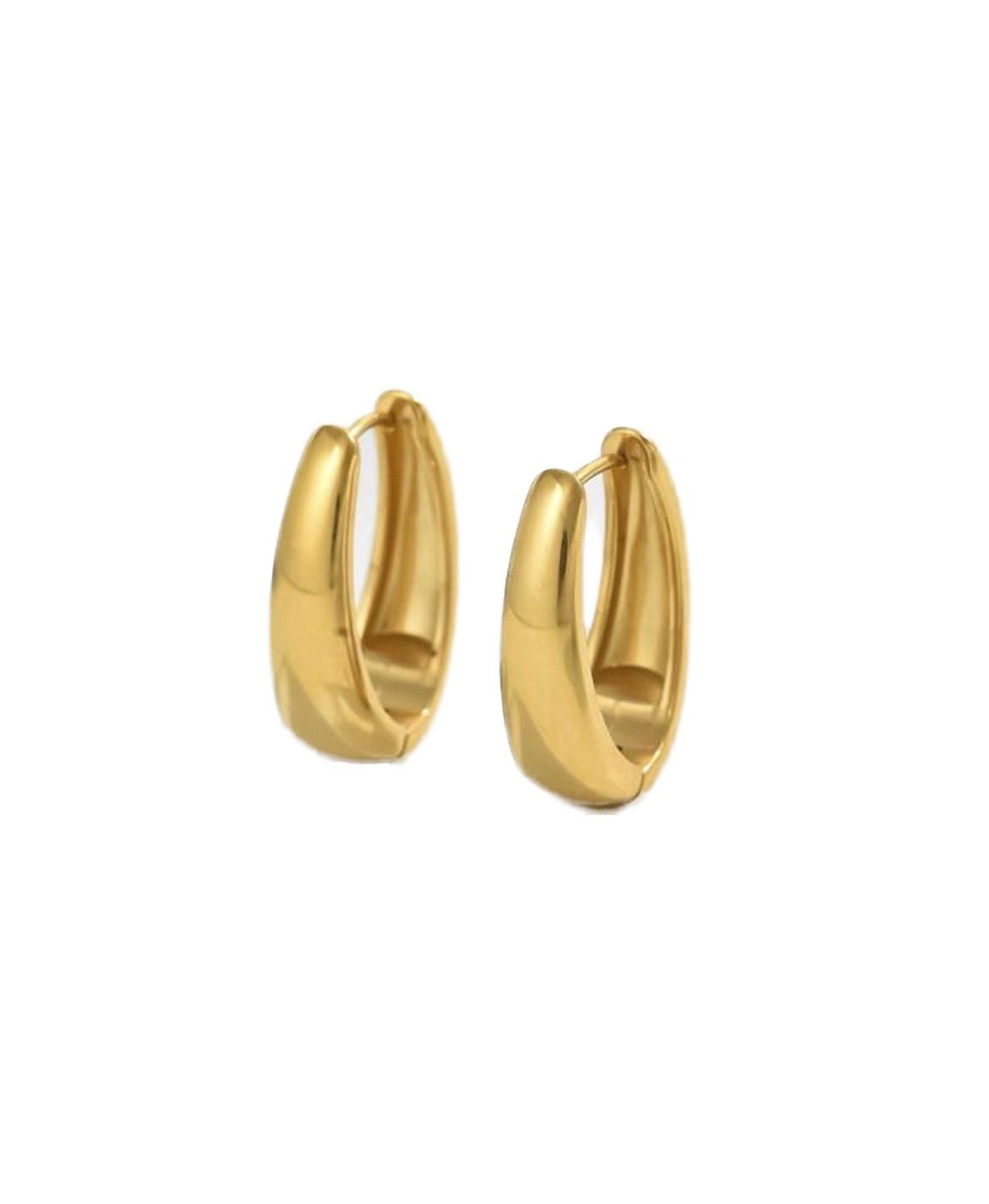 Olivia hoops gold