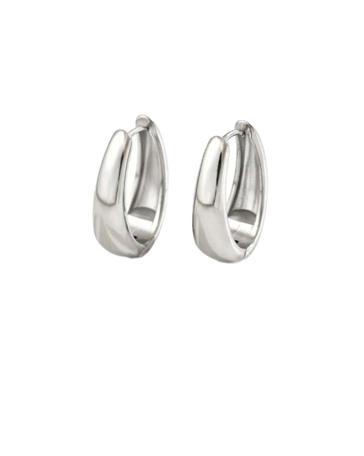 Olivia hoops Silver