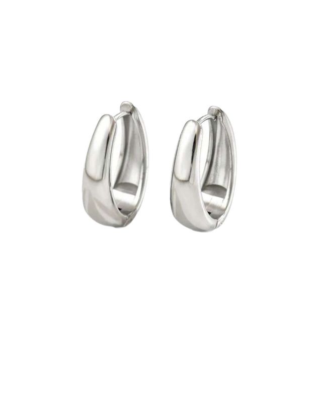 Olivia hoops Silver