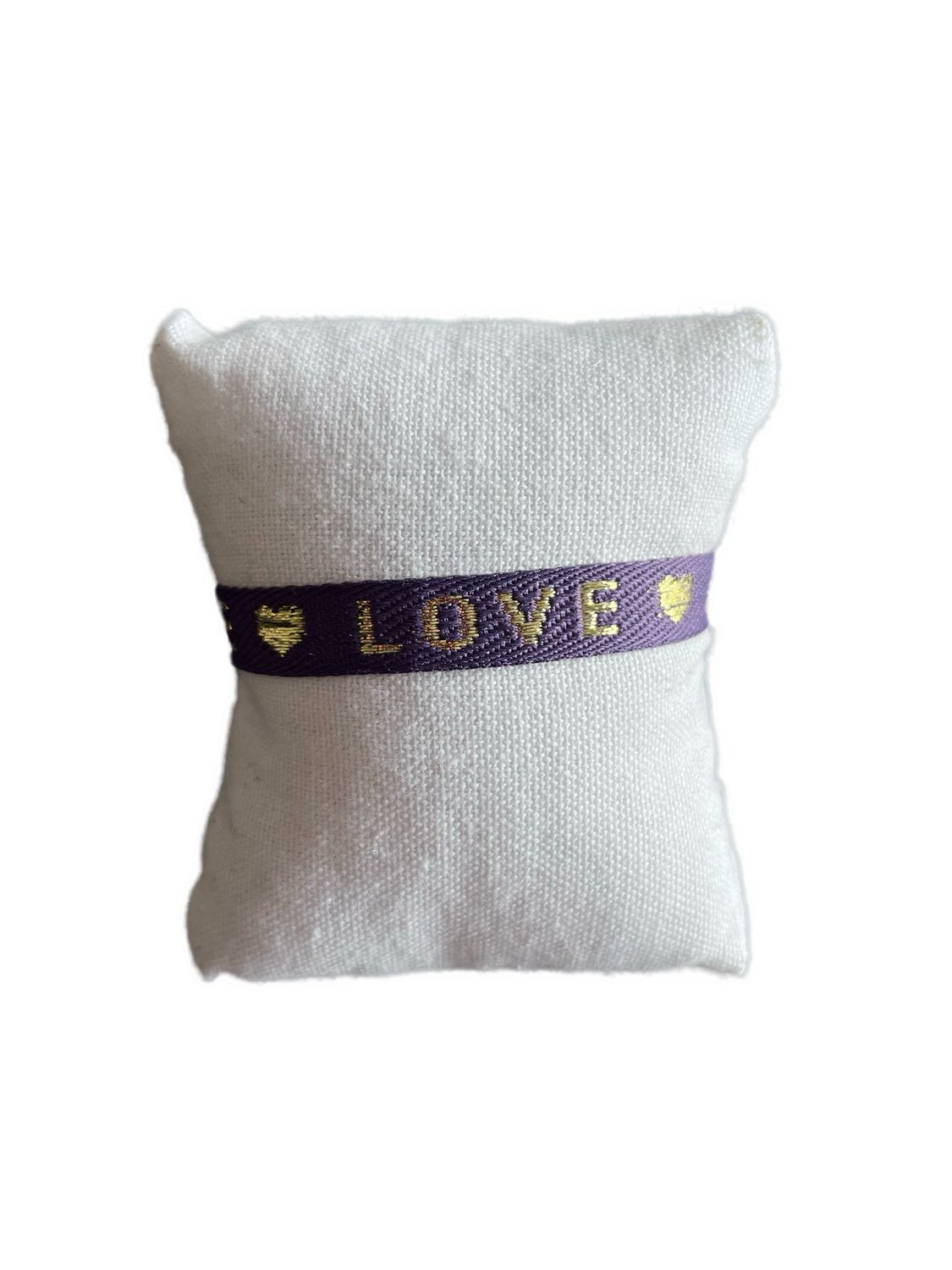 Tekstlint love paars