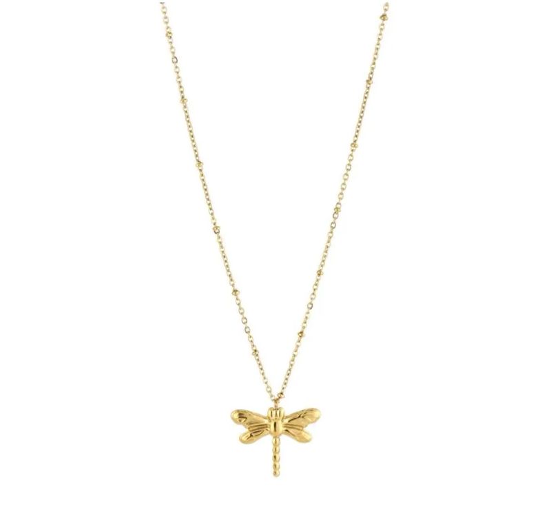Dragonfly Necklace extra long