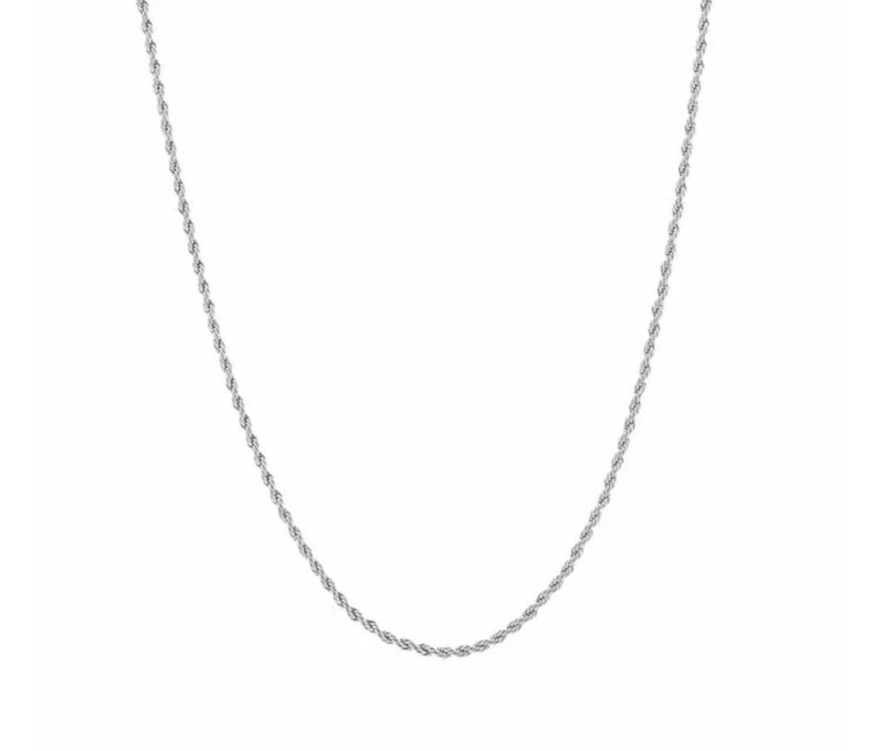 Twist Necklace Silver Twist Necklace Silver