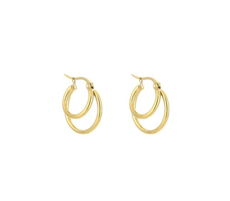 Duo Elegance Hoops