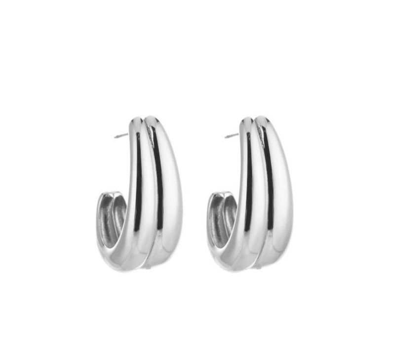 José Earrings Silver