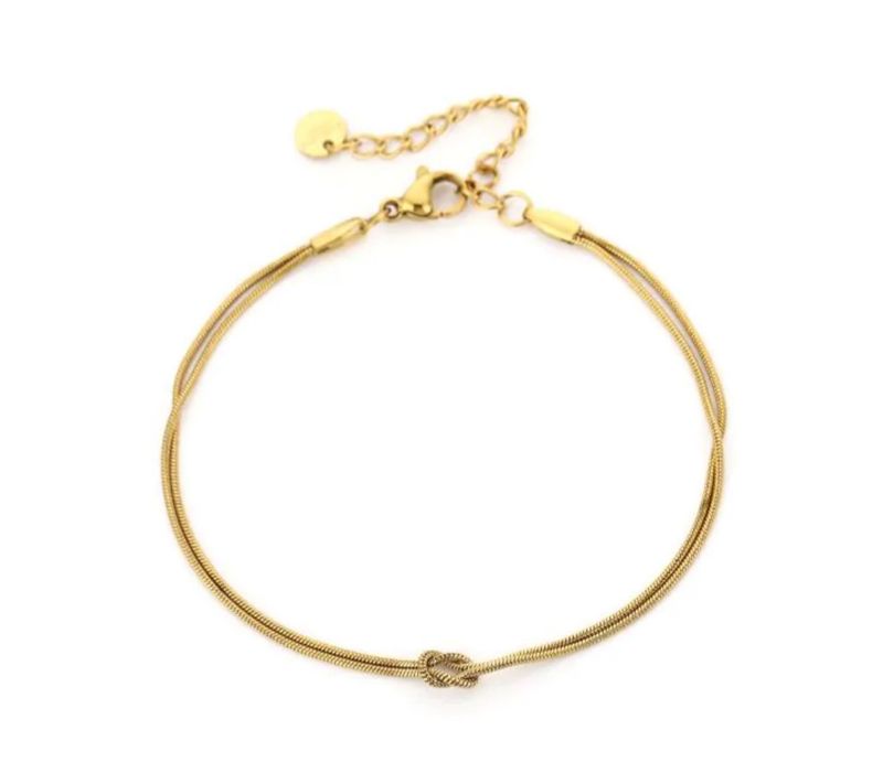 Armband met knoopje Armband met knoopje