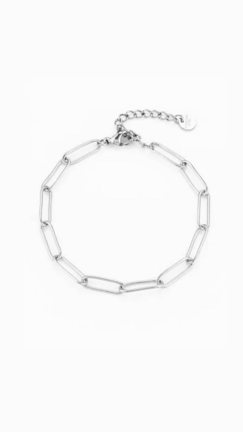 Poppy Chain Bracelet Silver