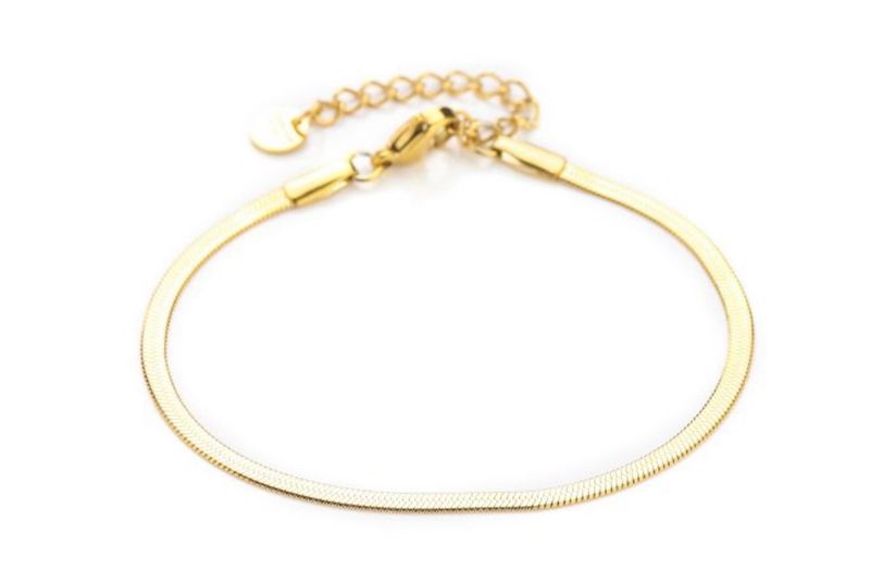 Snake Bracelet Gold 2 mm