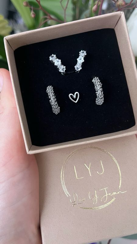 EARPARTY Love Silver - set van 5