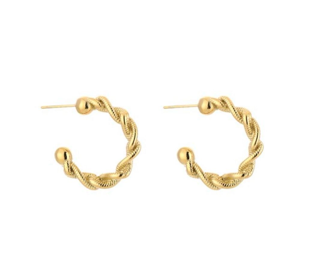 Twist Earrings 25 mm