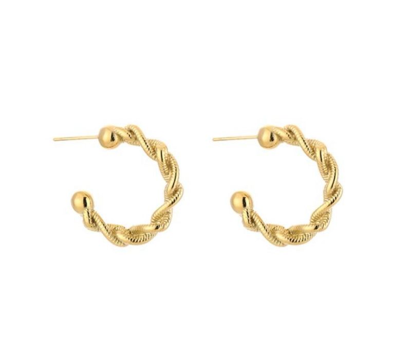 Twist Earrings 25 mm