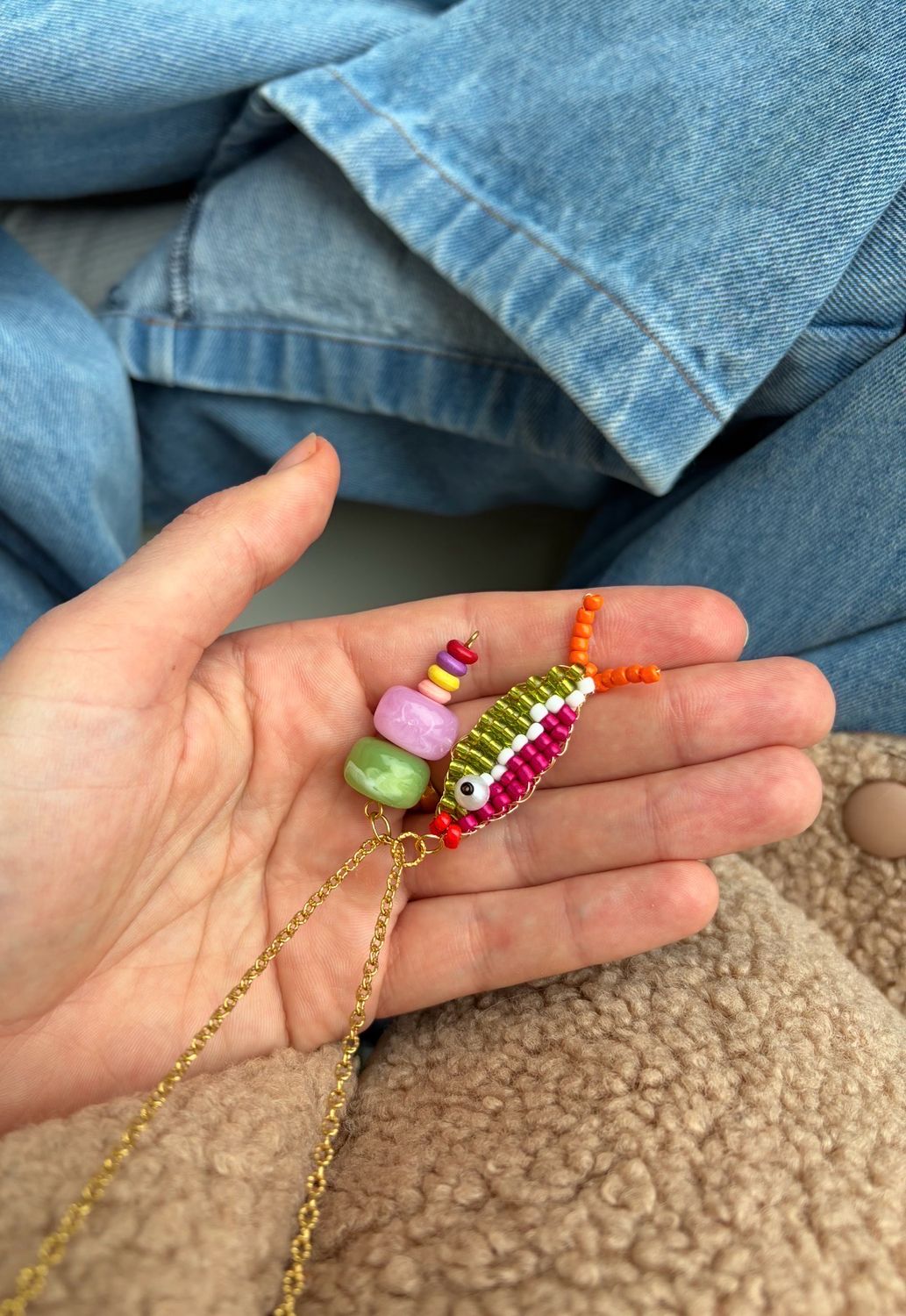Color Fish Necklace