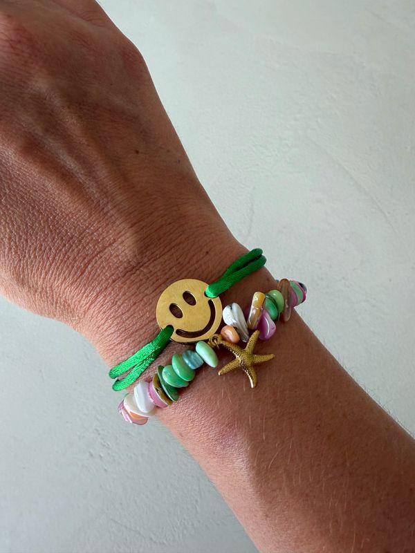 Bracelet set smiley star