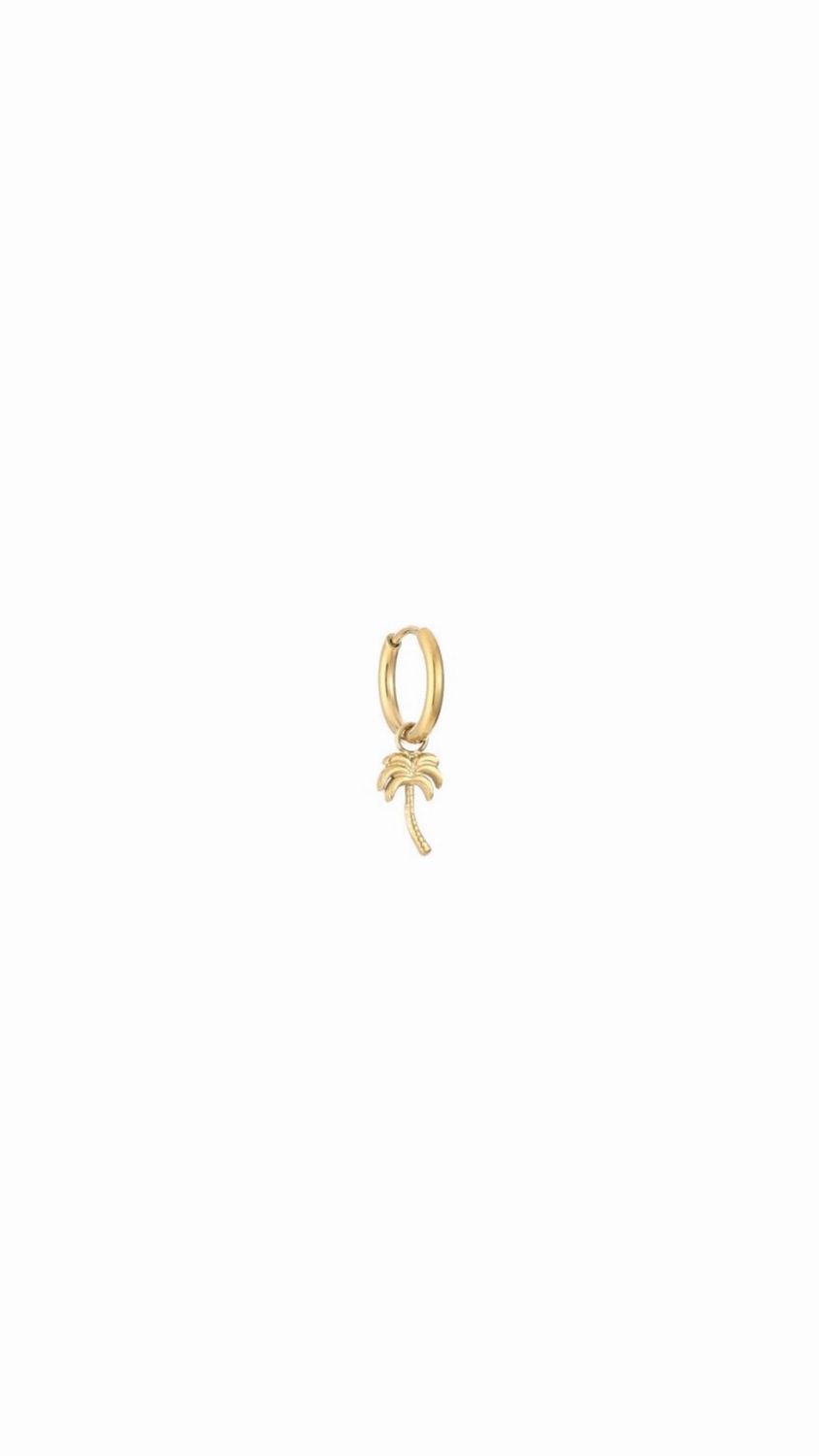 One piece palmtree hoop