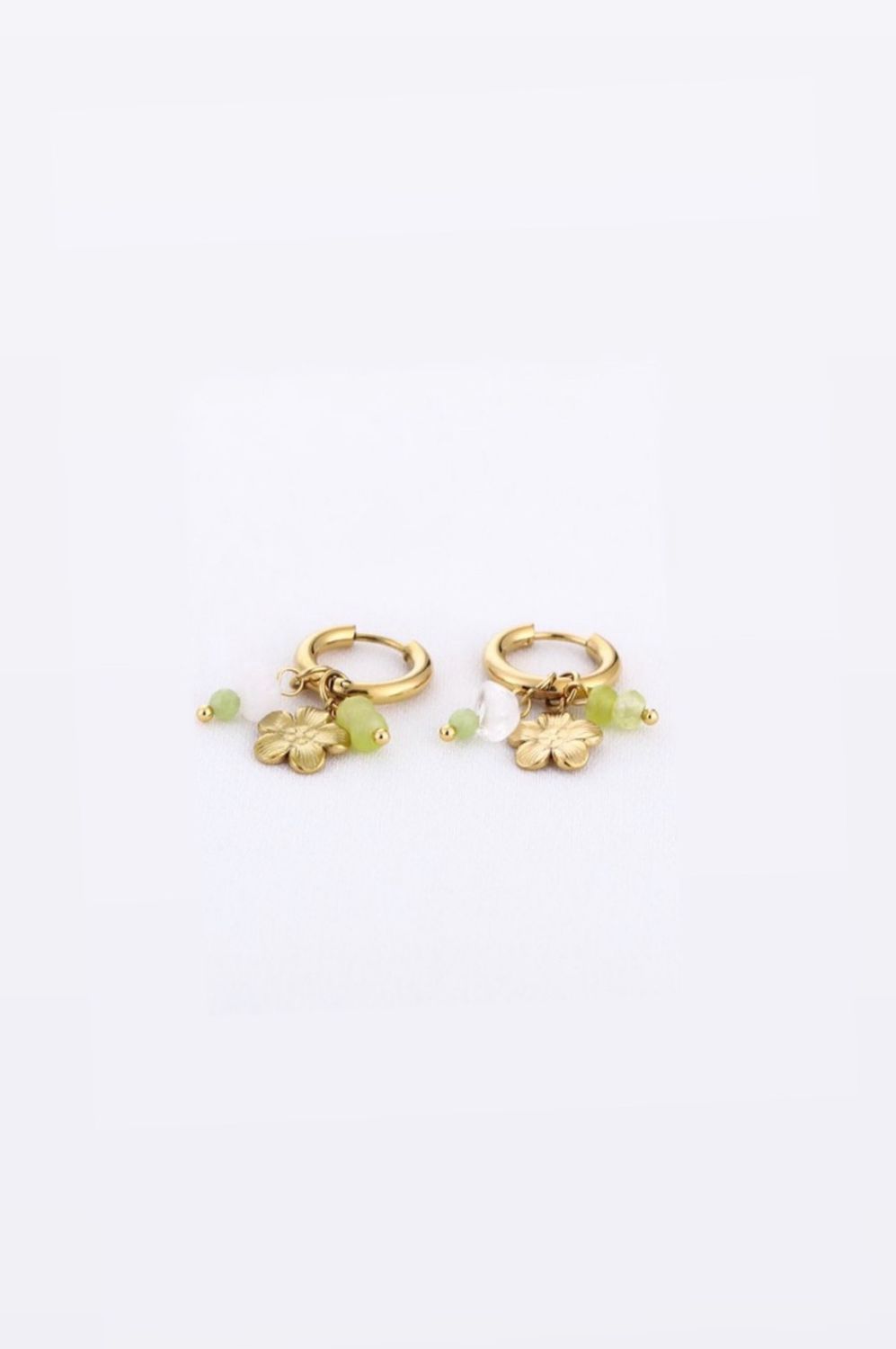 Flower hoops green