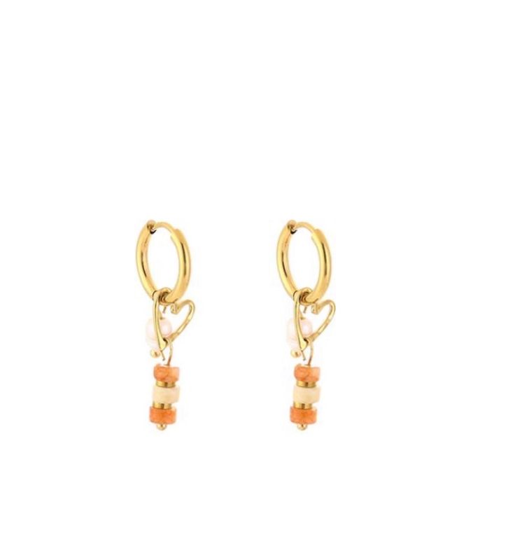 Sweetpearl Orange hoops