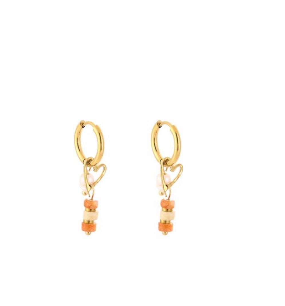 Sweetpearl Orange hoops