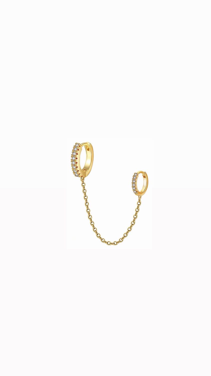 Duo zirkonia hoops