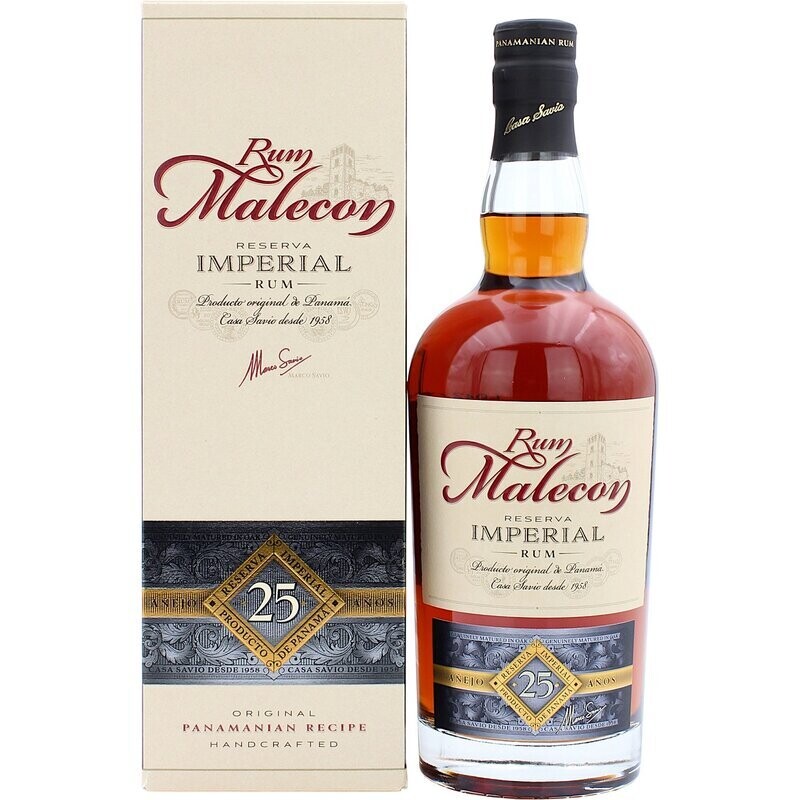 Malecon Reserva Imperial Rum 25 Jahre 40% vol. Malecon Reserva Imperial Rum 25 Jahre 40% vol.