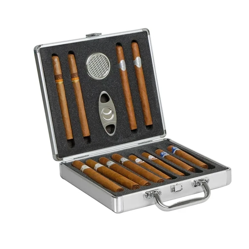 Humidor Alu Diacut-Dekor ( Reisehumidor) Humidor Alu Diacut-Dekor ( Reisehumidor)